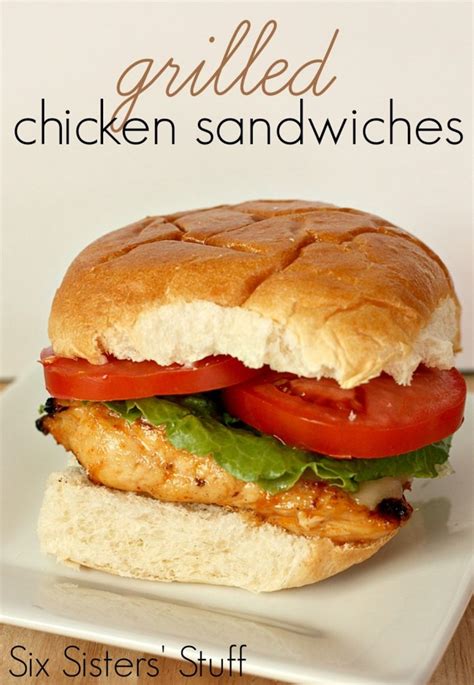 Marinated Grilled Chicken Sandwich Recipe My Recipe Magic