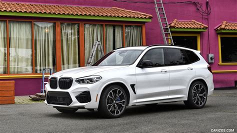 Bmw X3 M 2020my Competition Color Alpine White Front Three Quarter