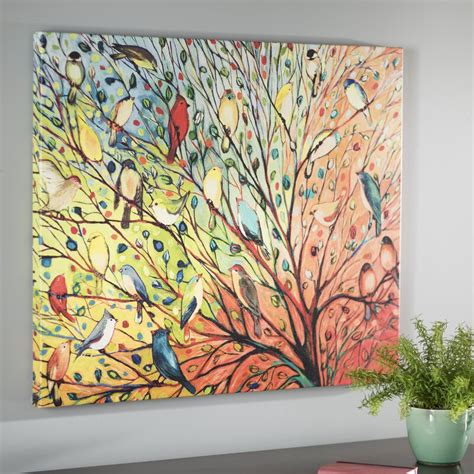 Fish wall stickers in vibrant colors make murals in minutes! Red Barrel Studio 'Twenty Seven Birds' Jennifer Lommers ...