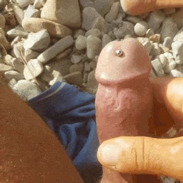 Amateur Dick Flash On Beach Piercing Show Off Dick Flash Pics Nude