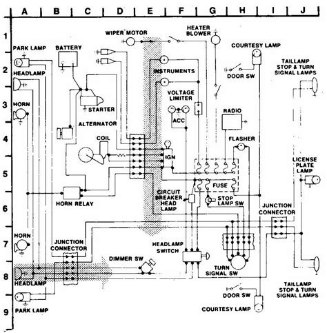 Craig 52 schematic diagram of a potentiometer loading potentiometer electrical system modeling k. Fundamentals to understanding automobile electrical and vacuum diagrams | Old School Automotive ...
