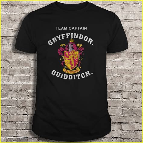Team Captain Gryffindor Quidditch Shirt Teeherivar