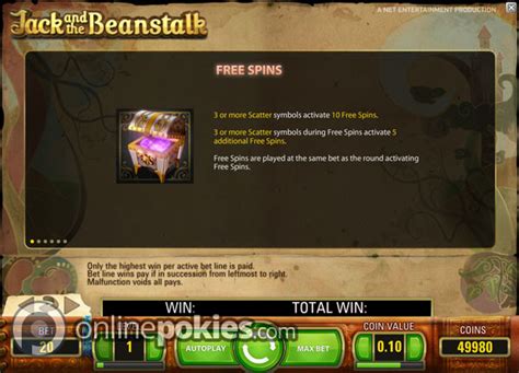 Jack And The Beanstalk Pokie Review