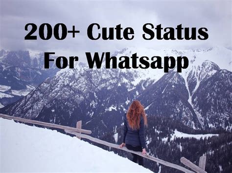 200 Cute Status For Whatsapp Whatsapp Status Quotes Status Quotes
