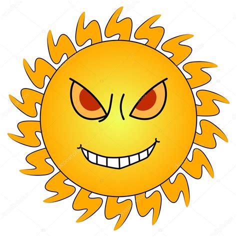 Angry Sun Stock Vector Image By ©mrhighsky 67034471
