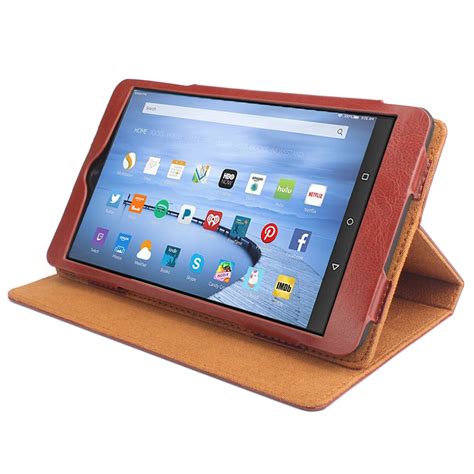 For Amazon Kindle Fire Hd 10 2017 Tablet Case Flip Wallet Stand Leather