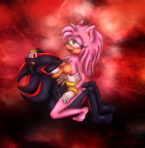 Rule 34 Amy Rose Anthro Blush Breasts Color Feet Female Fur Furry