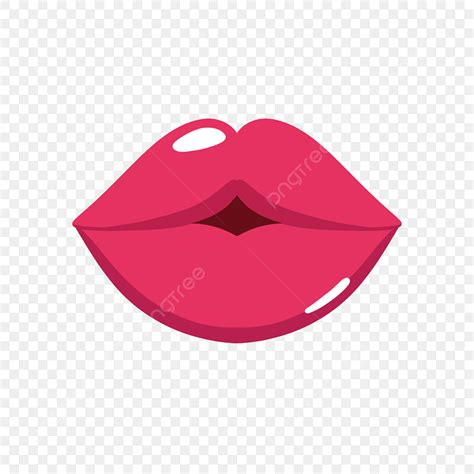 Sexy Lips Clipart Vector Sexy Pink Lips Clipart Illustration In