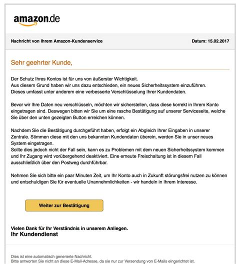 I just forwarded the email to amazon. Amazon-Phishing: „Verbesserte Verschlüsselung Ihrer ...
