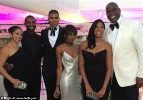 Andre johnson son of magic johnson stock photos and. Magic Johnson has secret 35-year-old love child | Daily ...