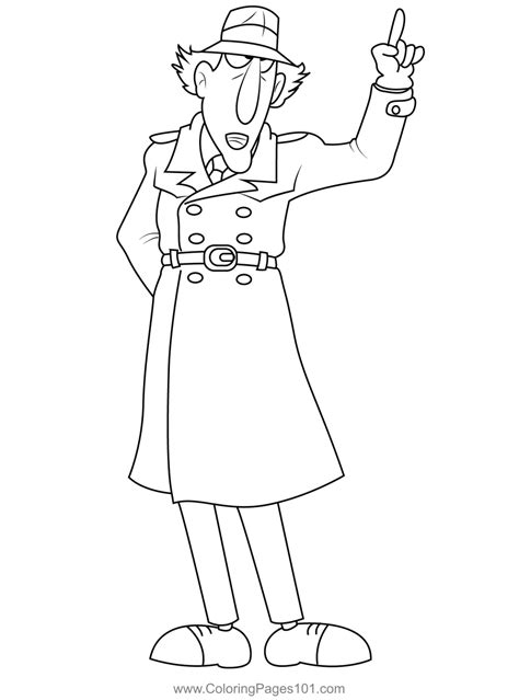 Inspector Gadget Coloring Pages Printable