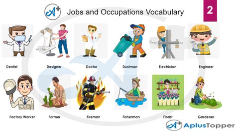 Different Occupations List