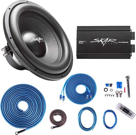 Skar Audio SDR 15 D2 1 200 Watt Max Power 15 Subwoofer With RP 800 1D