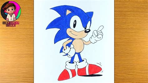 How To Draw Sonic Step By Step How To Draw Sonic How To Draw Images