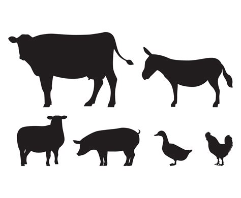 Farm Animal Silhouette