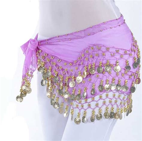 Belly Dance Skirt Costumes New Women Belly Belt Three Layer Wave 128