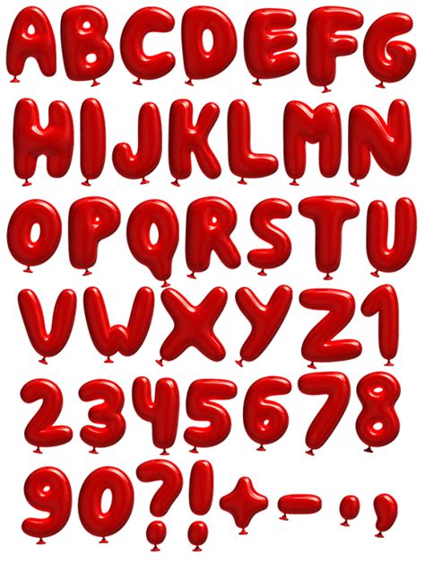 Balloon Alphabet Png Png Image Collection