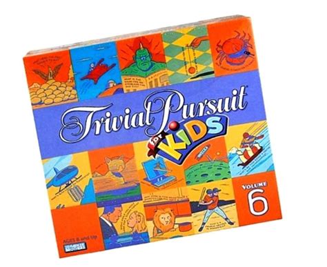 Trivial Pursuit For Kids Volume 6 Parker Bros 2004 Euc Child