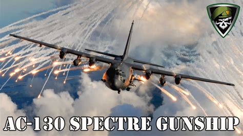 Amazing Footage Of A Us Spectre Gunship In Action Ac 130 Youtube