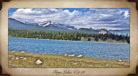 Frye Lake Above Lander Wy By Shelli Johnson