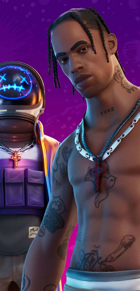 Travis scott is an icon series outfit in fortnite: 720x1500 4K Travis Scott Astronomical Fortnite 2 720x1500 Resolution Wallpaper, HD Games 4K ...