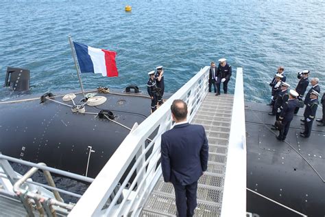French Navys 1st Suffren Class Nuclear Powered Submarine Enters