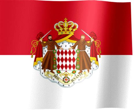 Flag Of Monaco  All Waving Flags