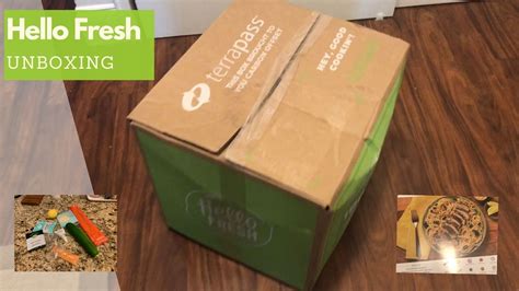 Hello Fresh Unboxing What Is In This Week Box Youtube