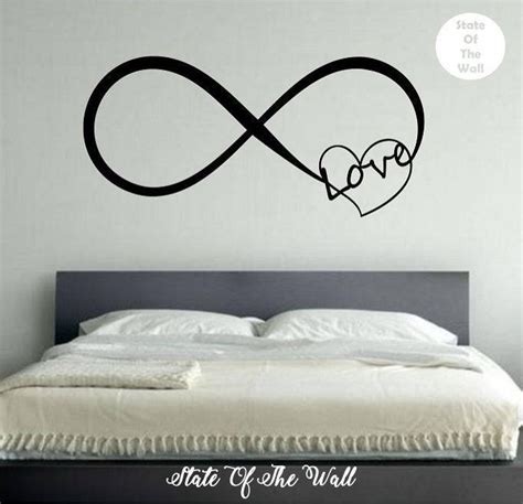 Infinity Love Wall Decal Sticker Art Decor Bedroom Design Etsy