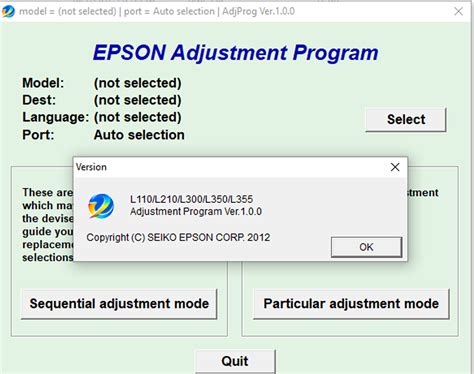 Epson L Resetter Adjustment Program Tool Free Download Taosif