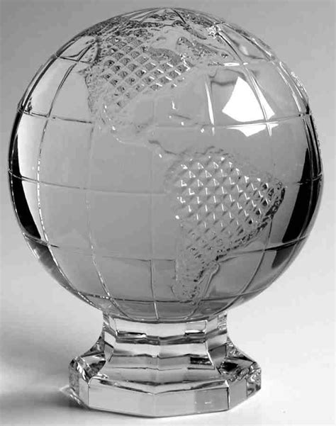 Crystal World Globe Paperweight World Globes Map Globe World Globe Map