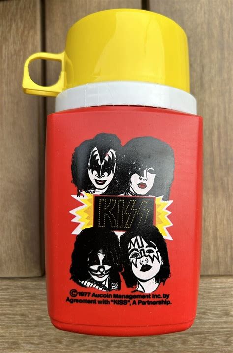 Kiss Vintage Lunch Box Thermos Aucoin 1977 Original Complete 2nd Owner Alive Ii Ebay
