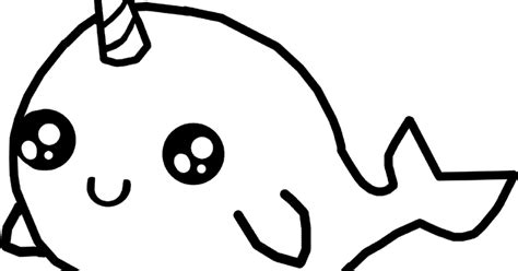 The narwhal coloring book gorgeous relaxing and super cute. Doodlecraft: Kawaii Narwhal Image File