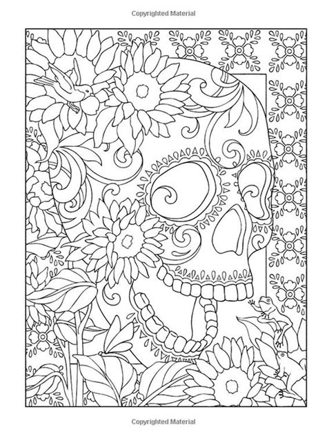 Get This Day Of The Dead Coloring Pages Hard Coloring For Adults
