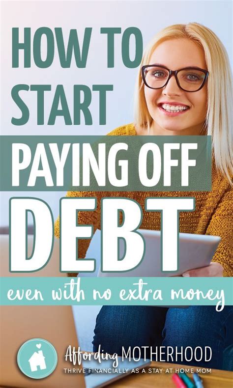 How To Start Paying Off Debteven With No Extra Money Debt Payoff Debt Free Paying Off