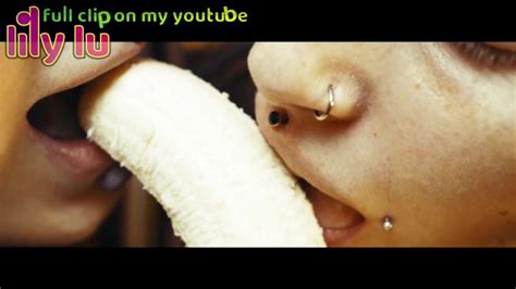Banana Asmr Free Youtube Channel Film By Lily Lu Model Anuskatzz Em Tattoo Ink Sfw