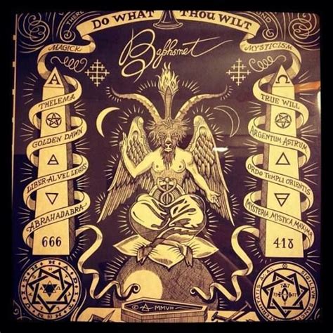 Do What Thou Wilt Occult Symbols Occult Art Occult Books Baphomet