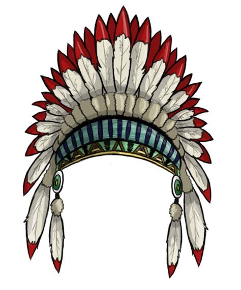 American Indians PNG Image Paisley Art Native American Headdress