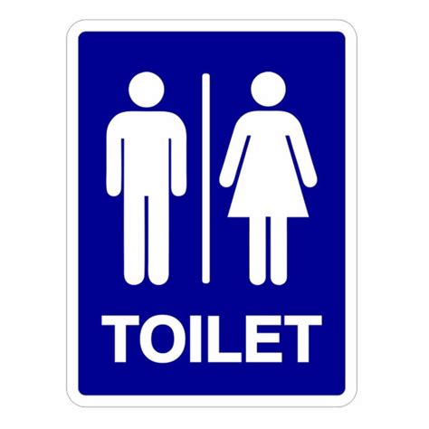 Jual Toilet Sign Papan Plang Ruangan Toilet Akrilik 15 X20 Cm Di Lapak