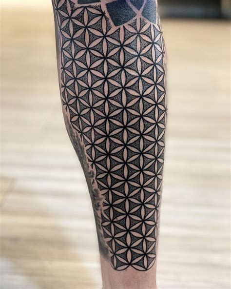 Brandon Crone Geometric Sleeve Tattoo Sleeve Tattoos Geometric