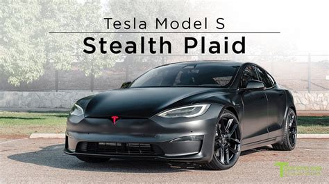 Black Tesla Model S Plaid Goes Stealth With Xpel Stealth Paint