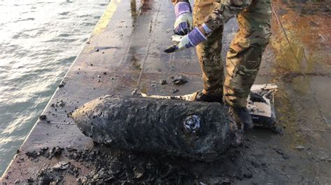 Royal Navy Explode Ww2 Bomb Found In Portsmouth Harbour Uk News Sky News