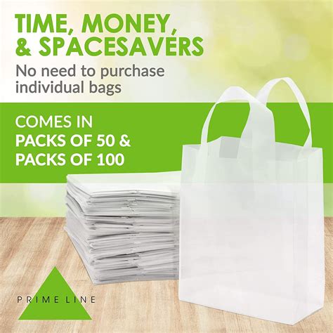 Prime Line Packaging Plastic Bags With Handles Small Plastic Bags