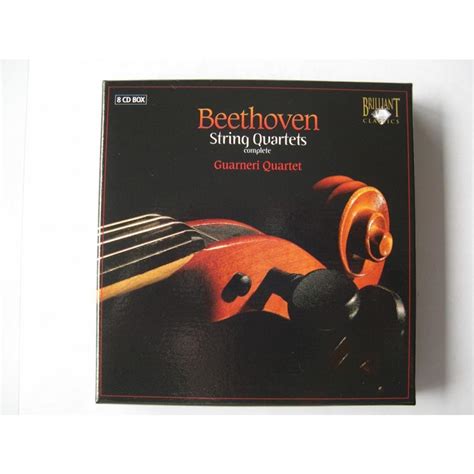 Beethoven String Quartets Complete Guarneri Quartet 8 Cds Cd