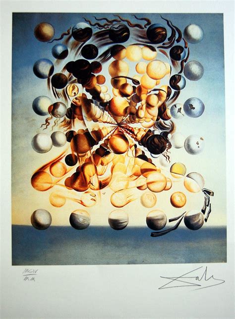 The galatea of the spheres is a marvelous portrait of dali's wife gala. Salvador Dalí: "Galatea de las esferas" MCIV/MM - Subasta ...