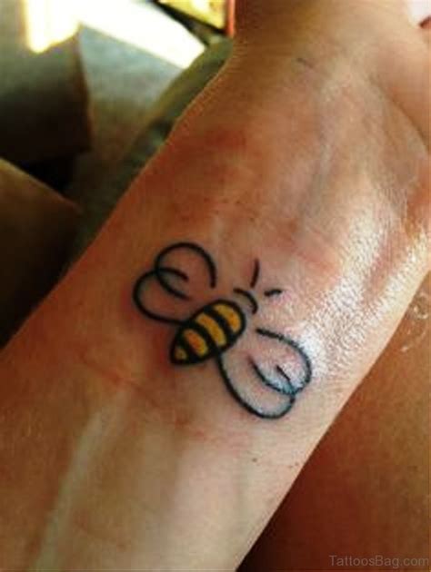51 Excellent Bee Tattoos On Wrist Tattoo Designs
