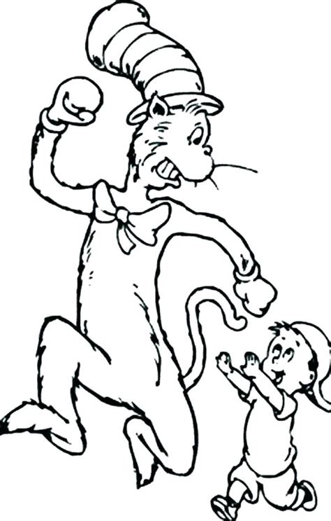 Thing 1 Thing 2 Coloring Pages at GetColorings.com | Free printable