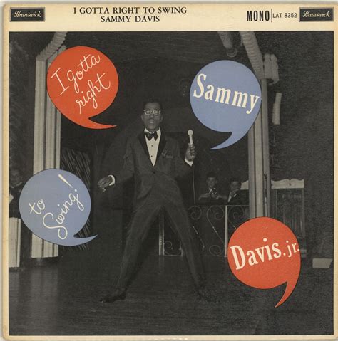 Sammy Davis Jr I Gotta Right To Swing Uk Vinyl Lp —