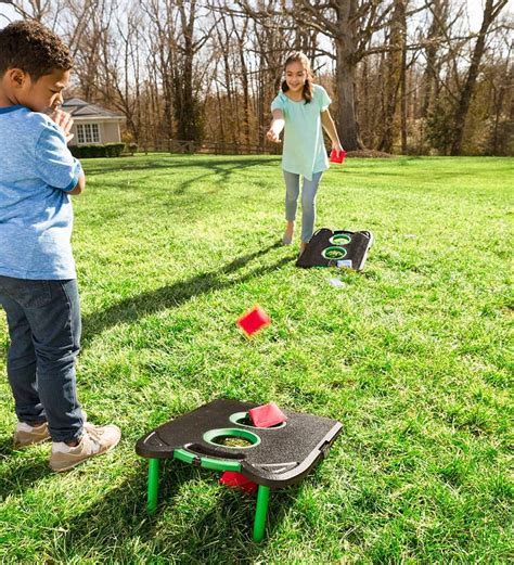 This Lightweight Travel Set Is A New Spin On The Classic Cornhole Game