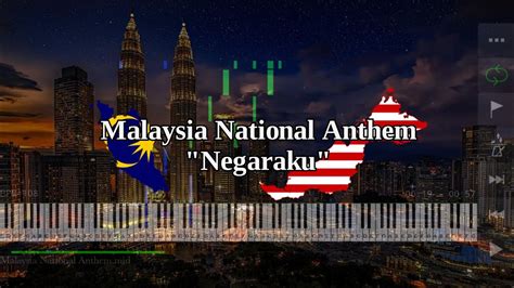 Malaysia National Anthem Negaraku Piano Youtube